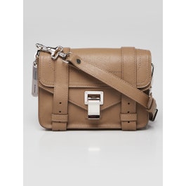 Proenza Schouler Proenza Schouler Beige Leather Mini PS1 Crossbody Bag