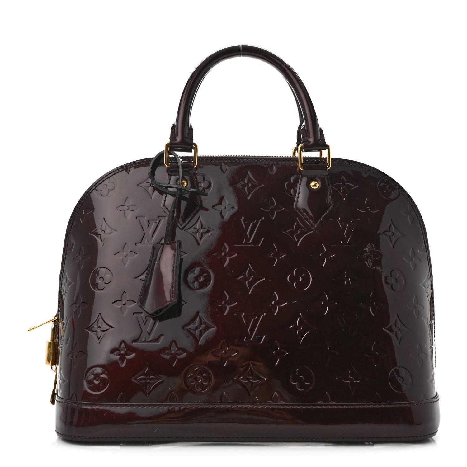 Louis Vuitton Louis Vuitton Vernis Alma PM Amarante