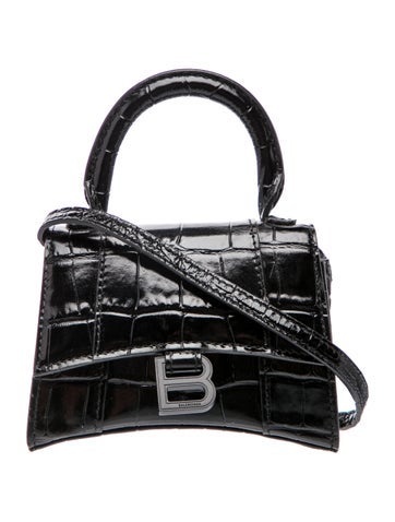 Embossed Leather Hourglass Mini