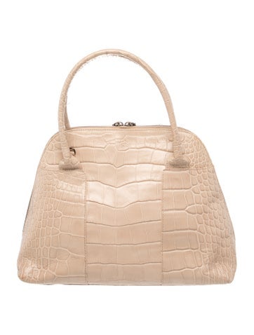 Leather Top Handle Bag