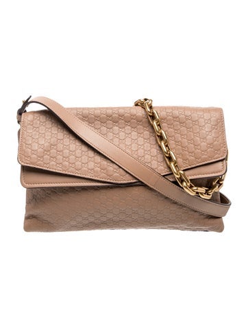 Leather GG chain Large