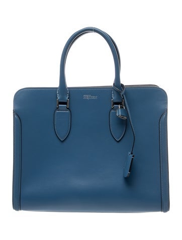 Leather Top Handle Bag