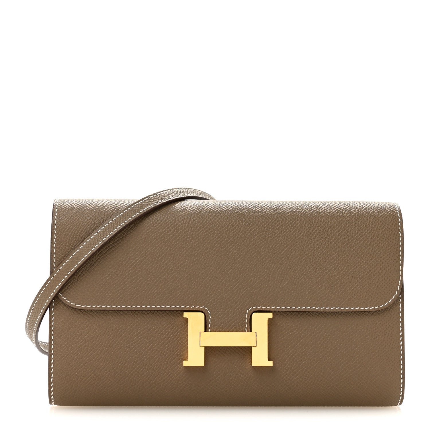 Hermes Epsom Constance Long To Go Wallet Etoupe