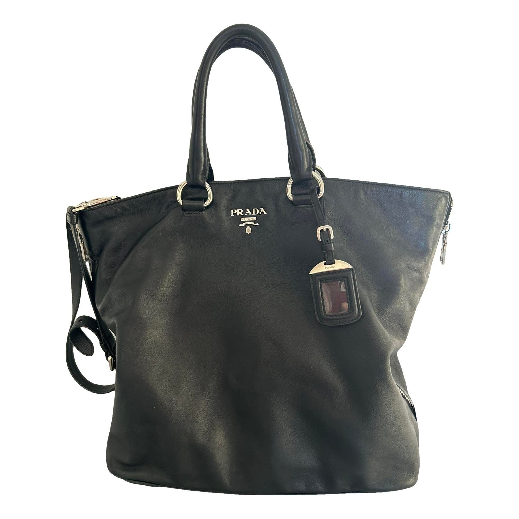 Leather crossbody bag