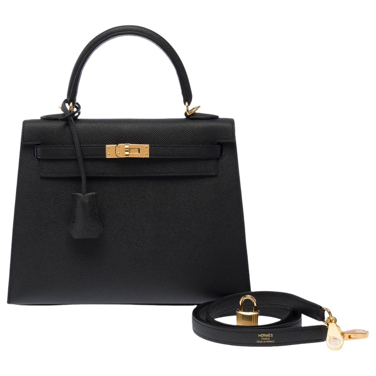 Kelly 25 leather handbag