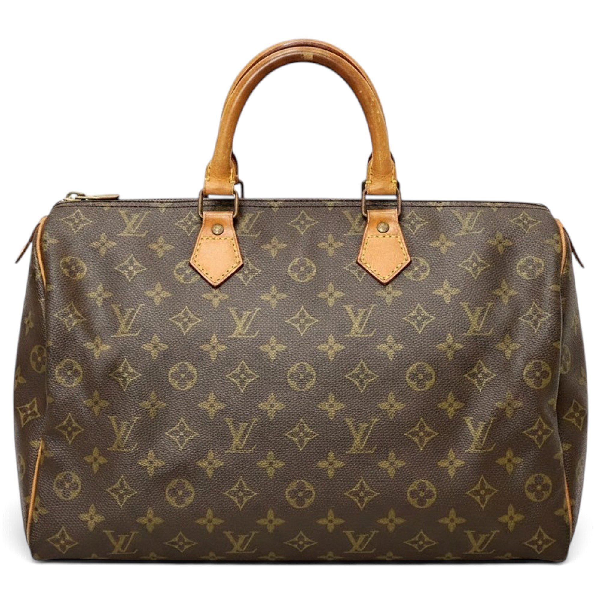 Speedy leather handbag