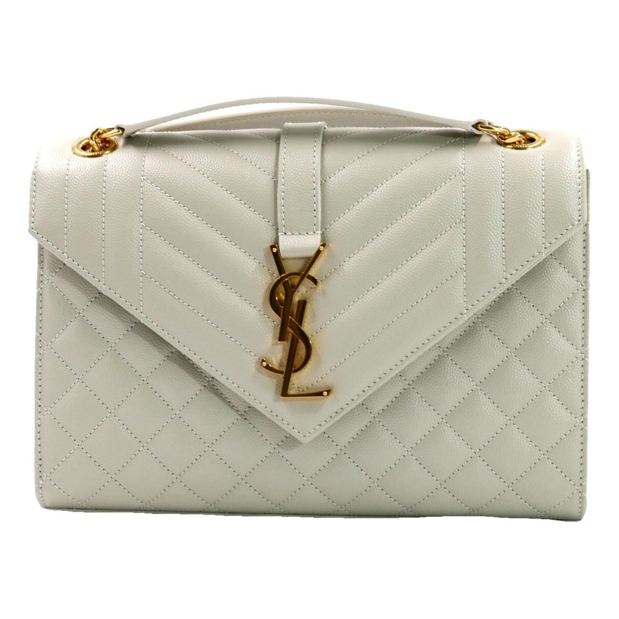 Envelope leather crossbody bag