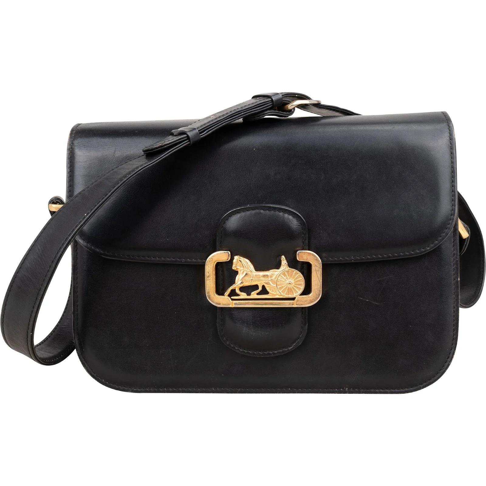 Triomphe leather handbag