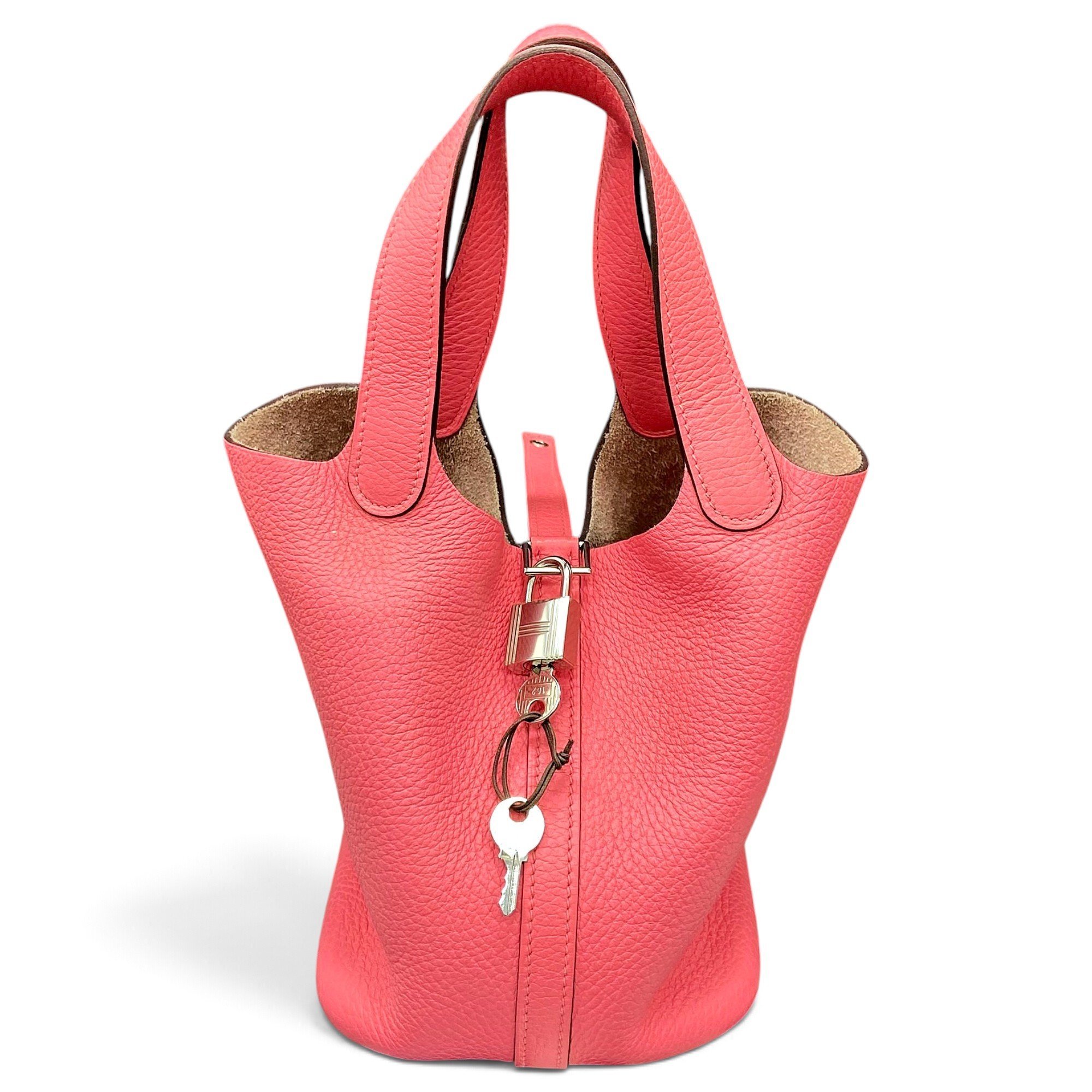 Picotin leather handbag