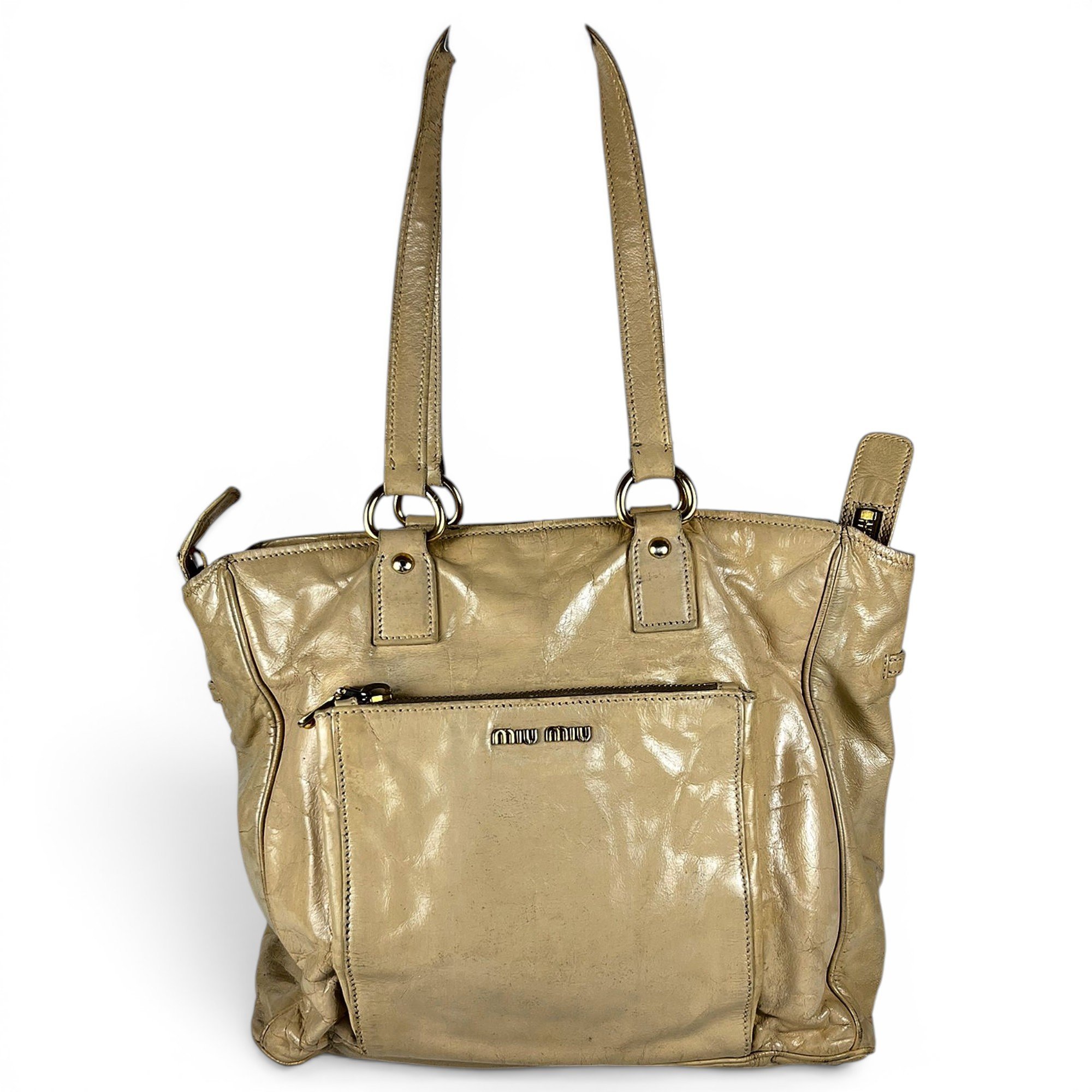 Leather handbag