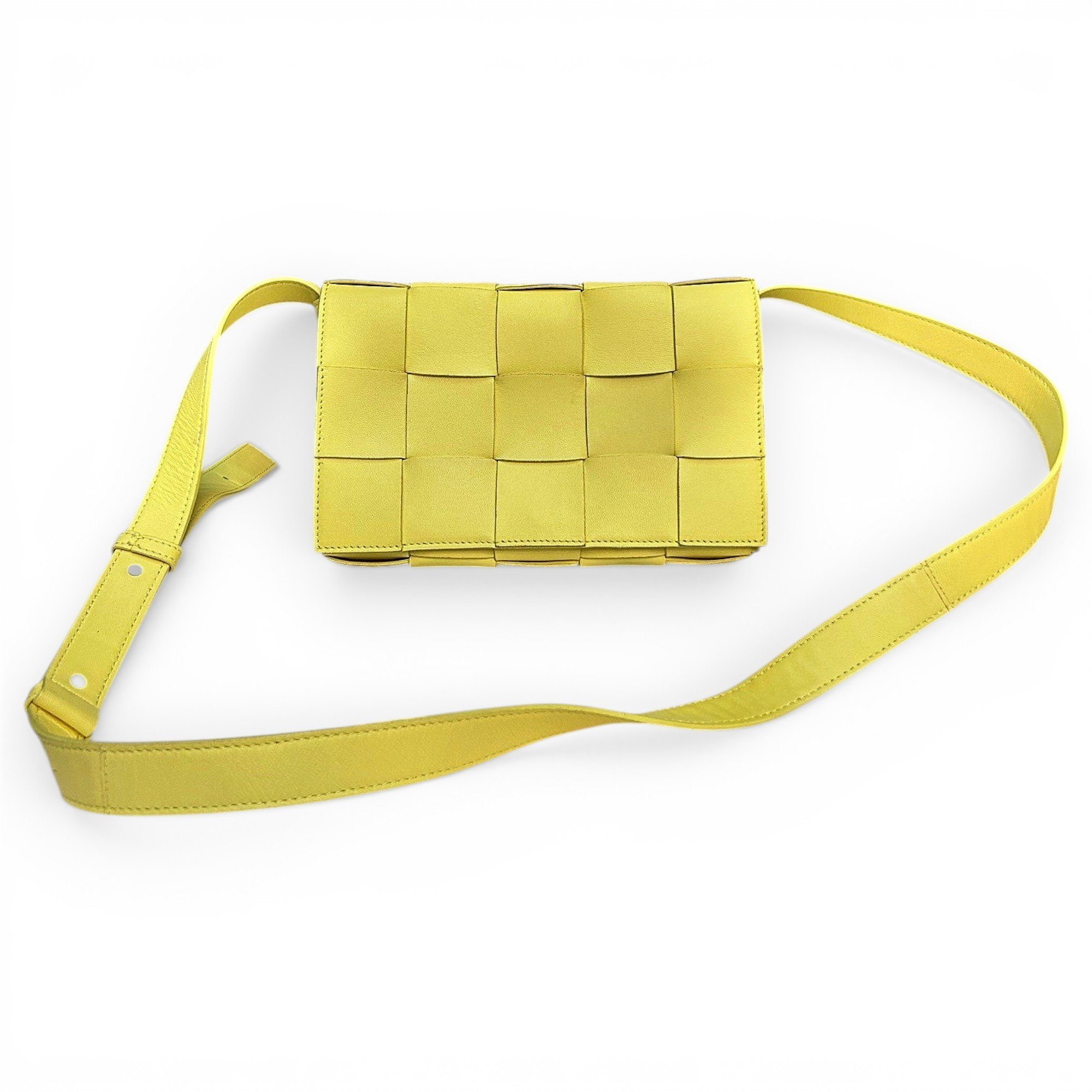 Cassette leather handbag