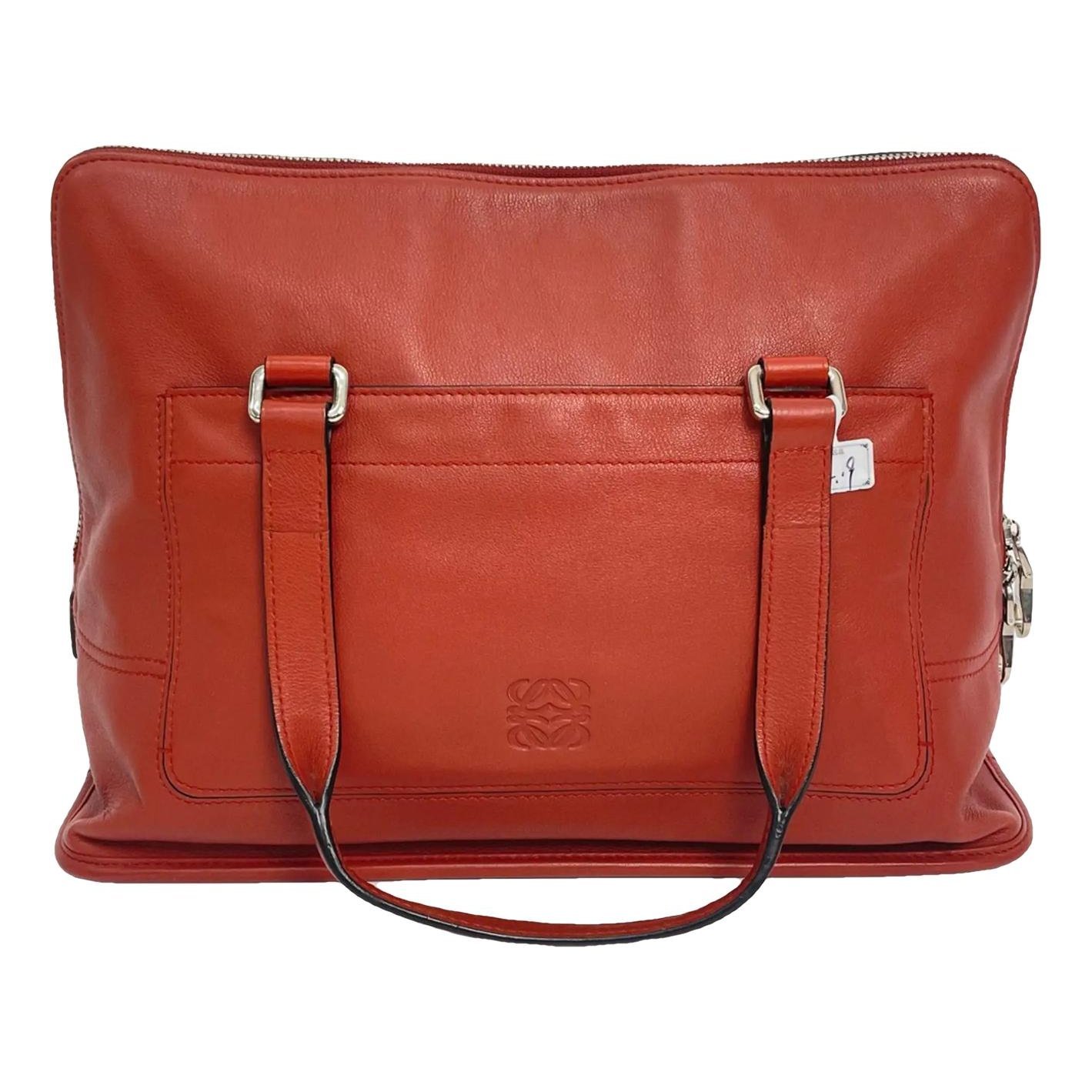 Leather handbag