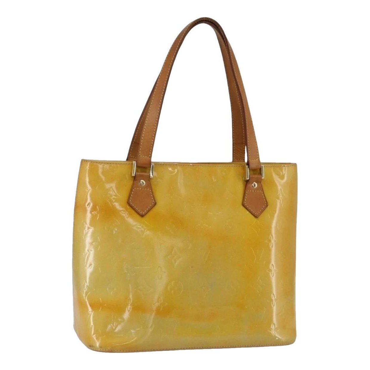 Patent leather handbag