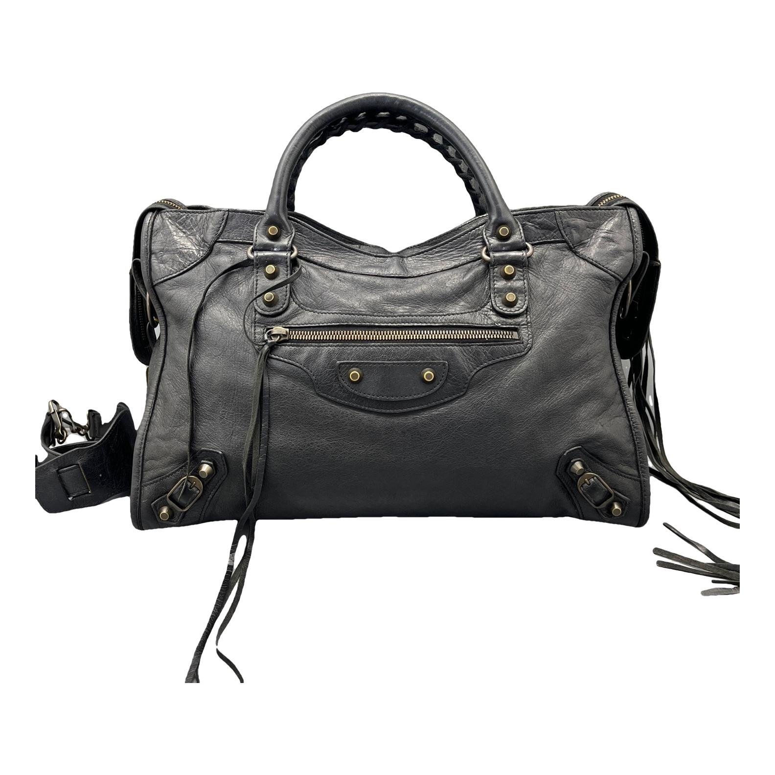 Leather handbag