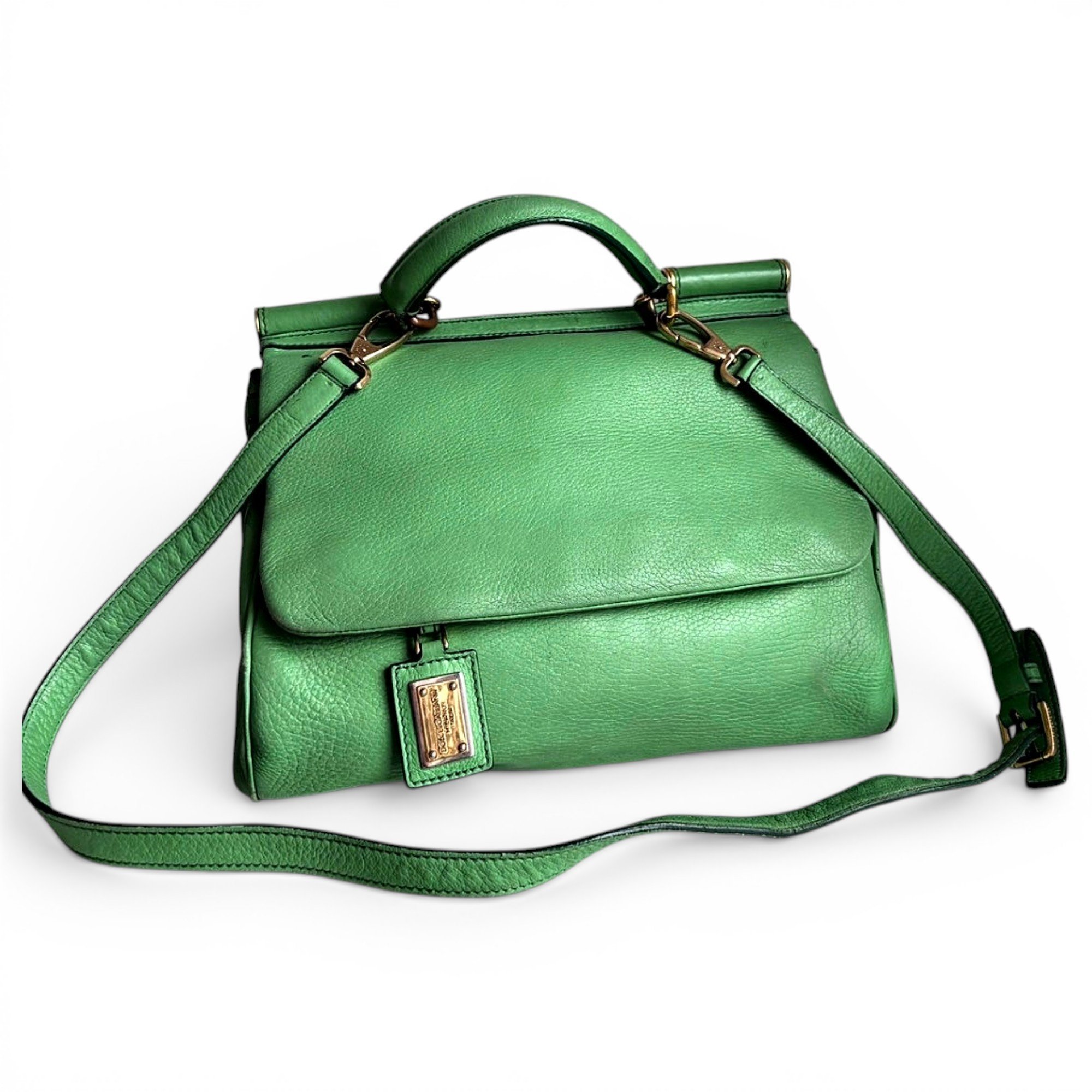 Dolce & Gabbana Sicily leather handbag