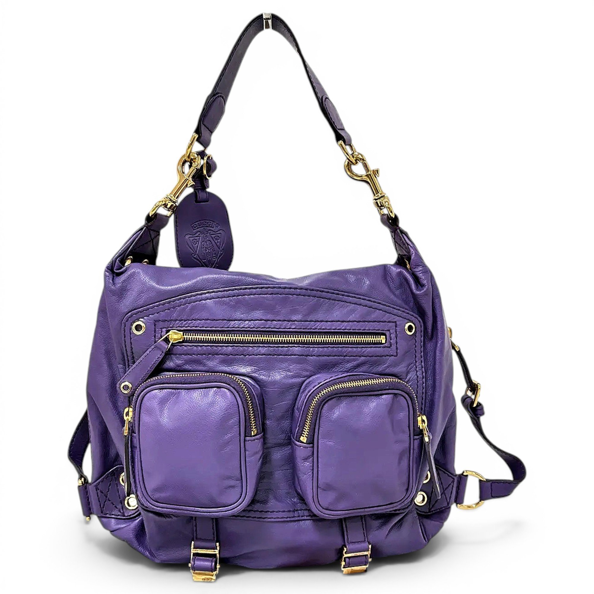 Leather handbag
