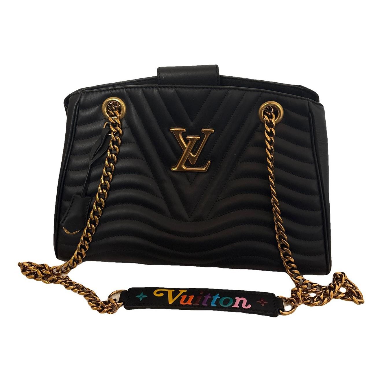 New Wave leather handbag