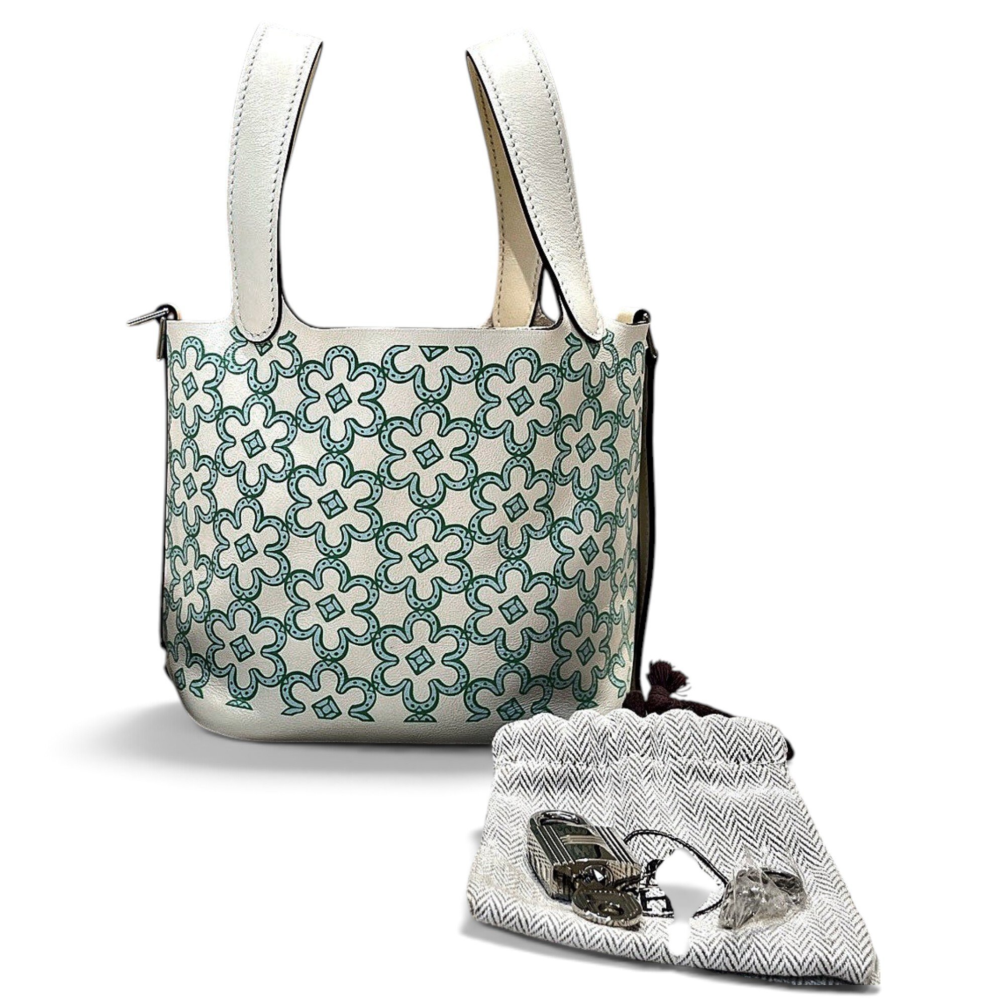 Picotin leather handbag