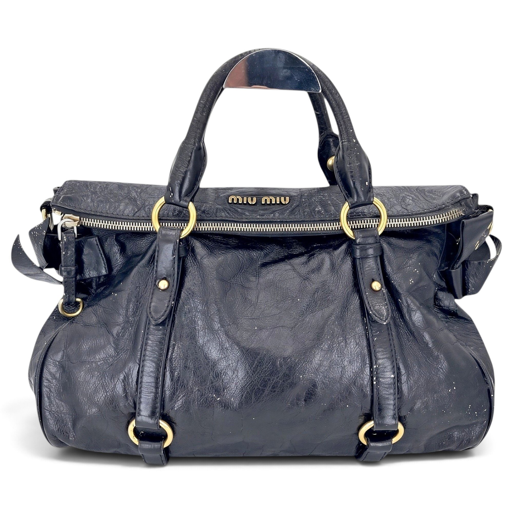 Vitello leather handbag