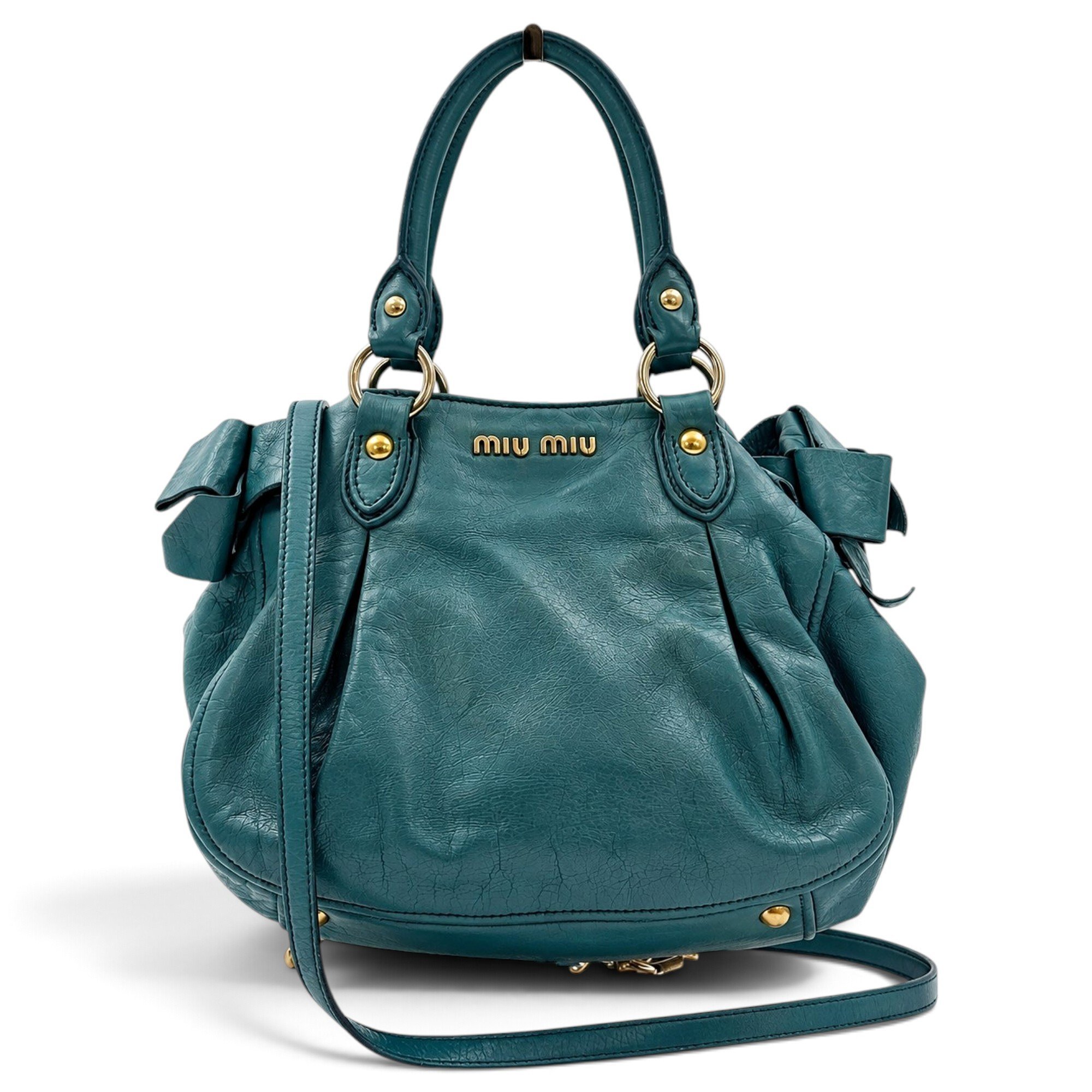 Leather handbag