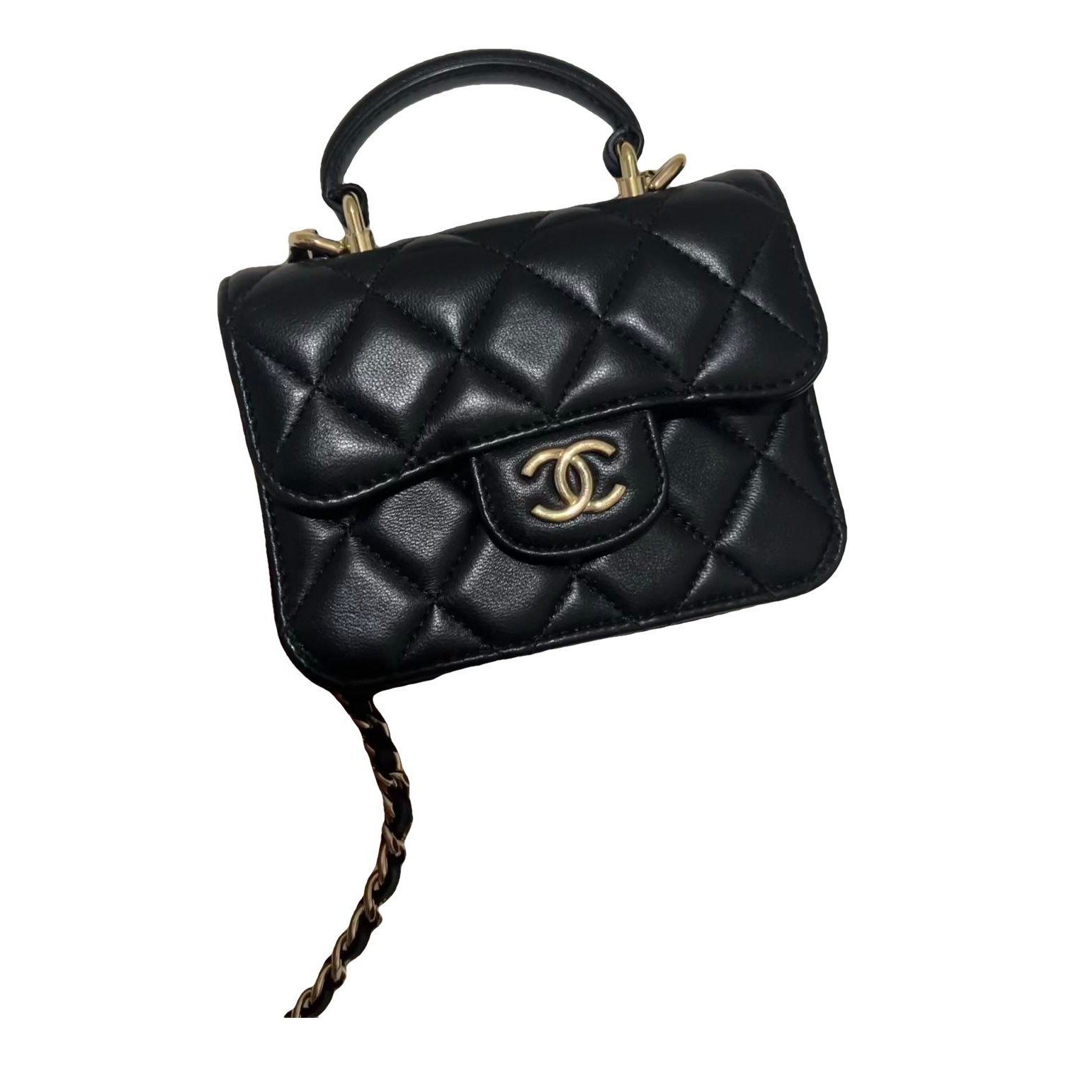 Chanel Timeless Classique Top Handle leather handbag