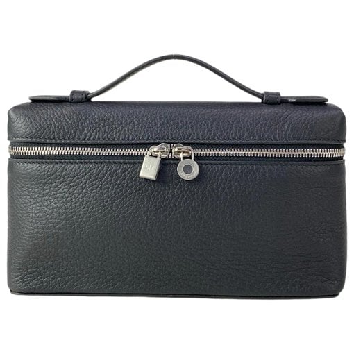 Leather clutch bag