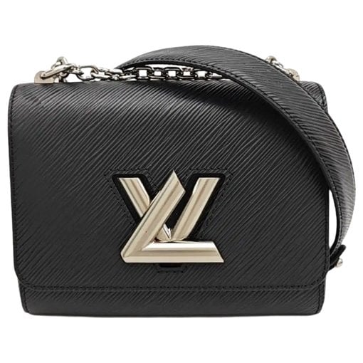 Twist leather handbag