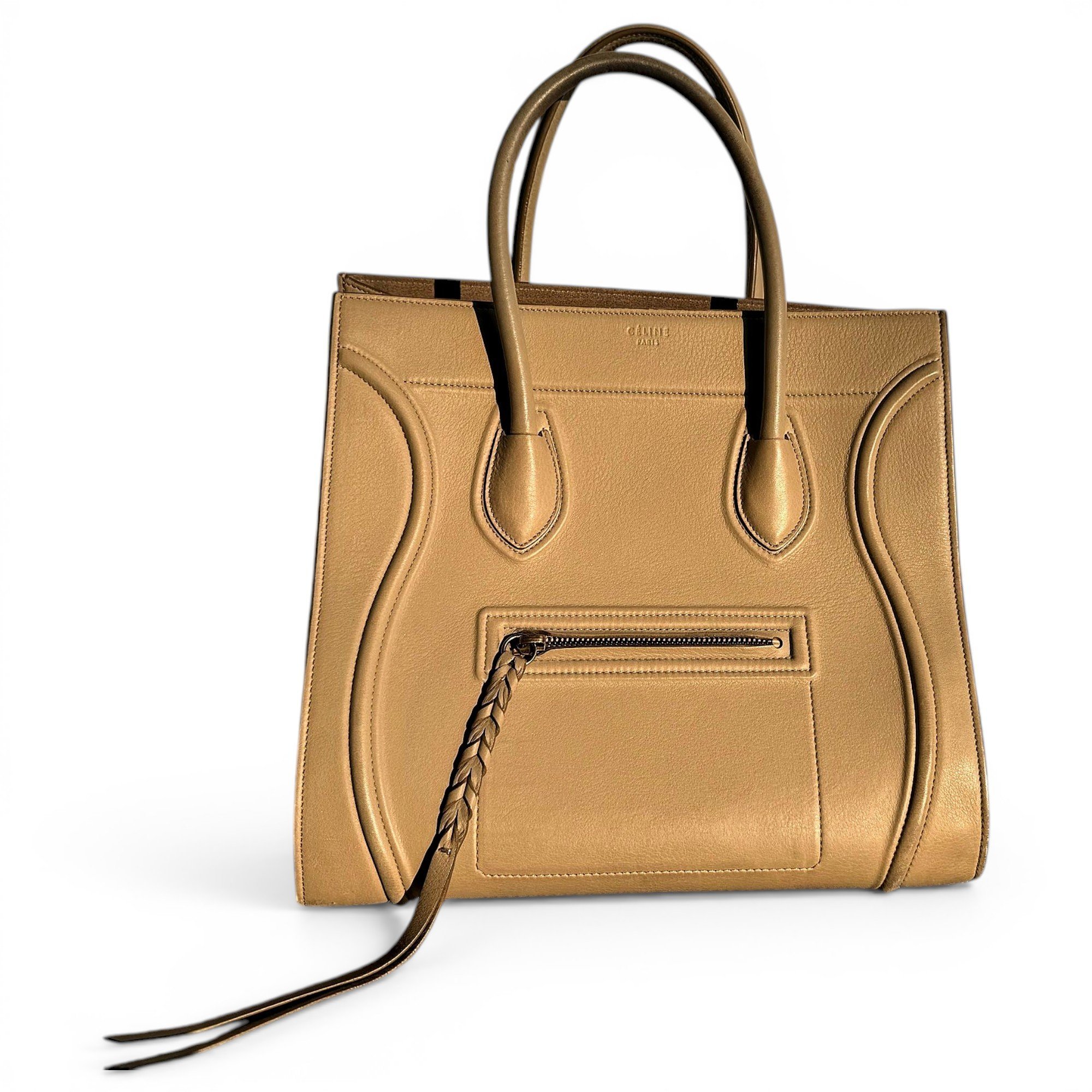 Luggage leather handbag