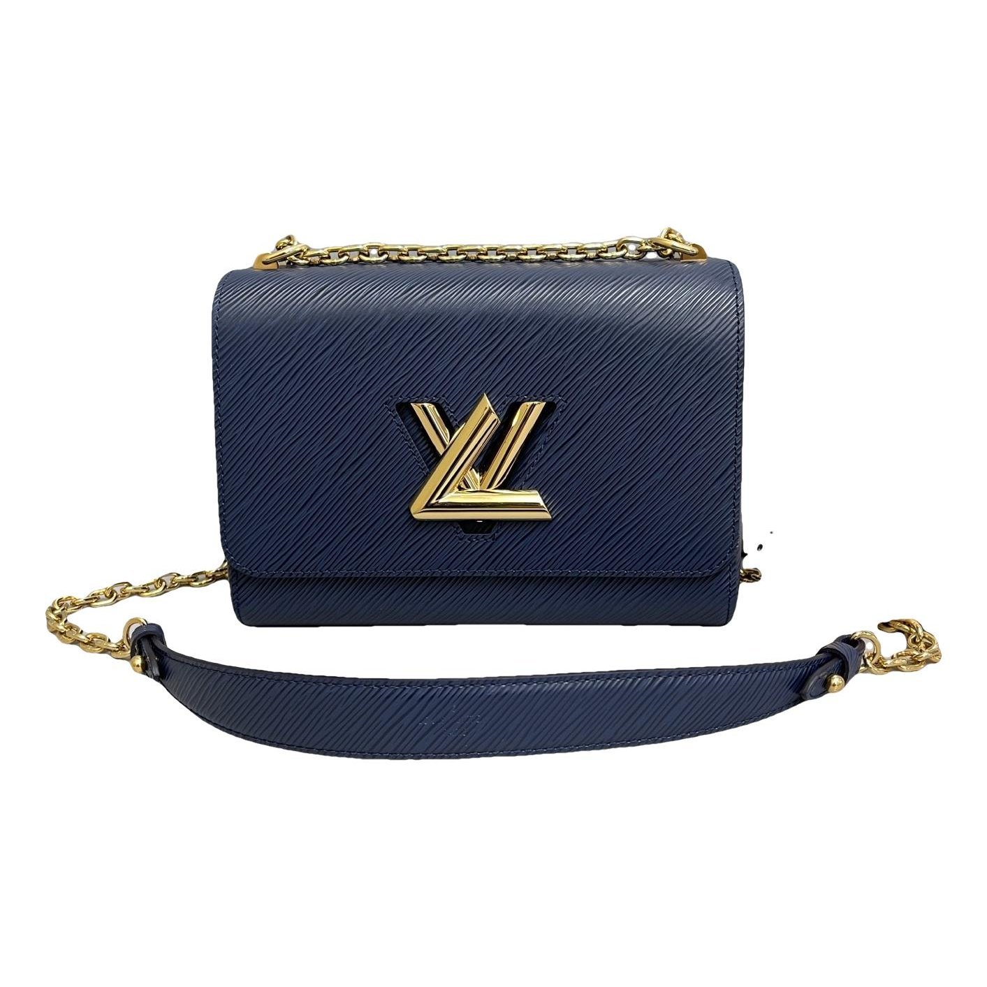 Twist leather handbag