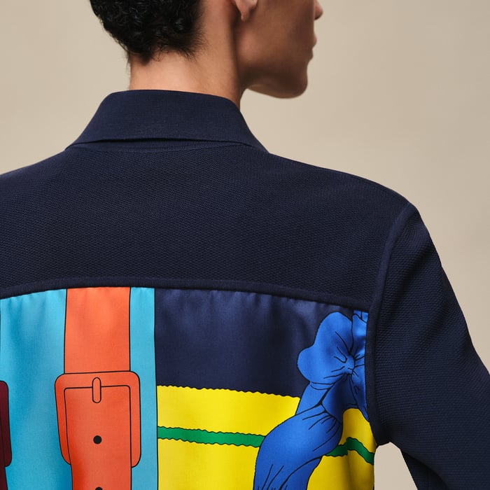 Bleu Outremer Zipped Jacket