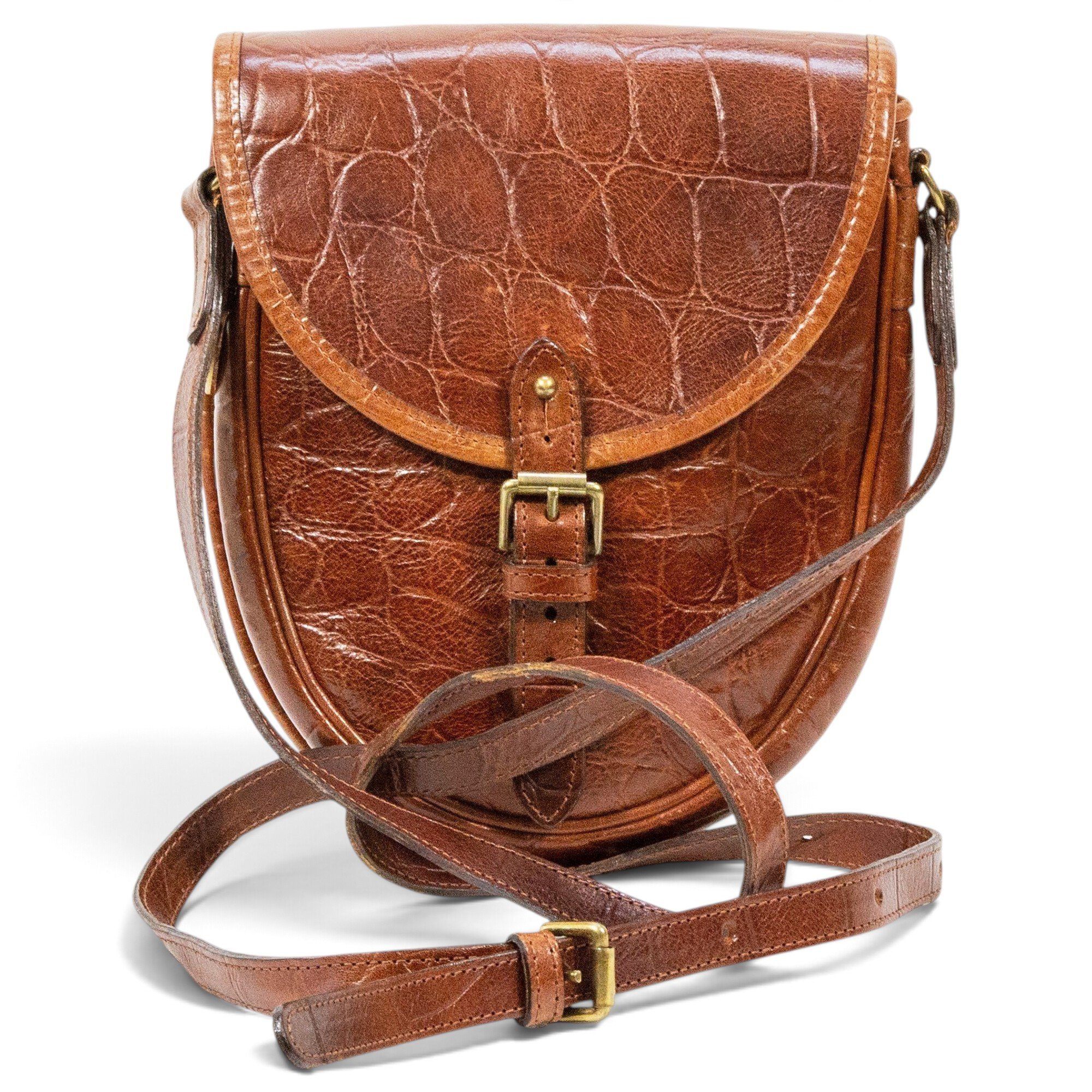 Leather crossbody bag