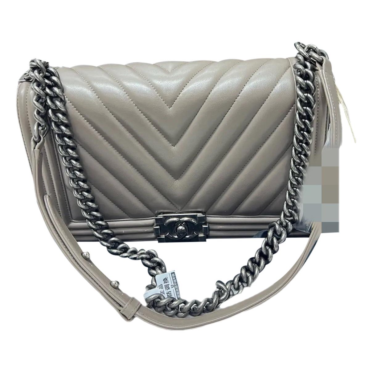 Wallet On Chain leather handbag