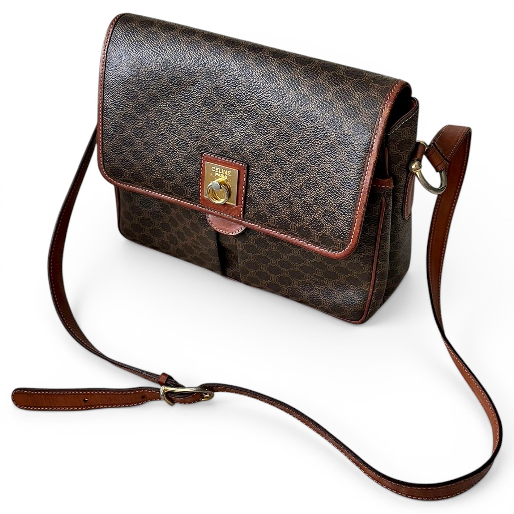 Leather crossbody bag