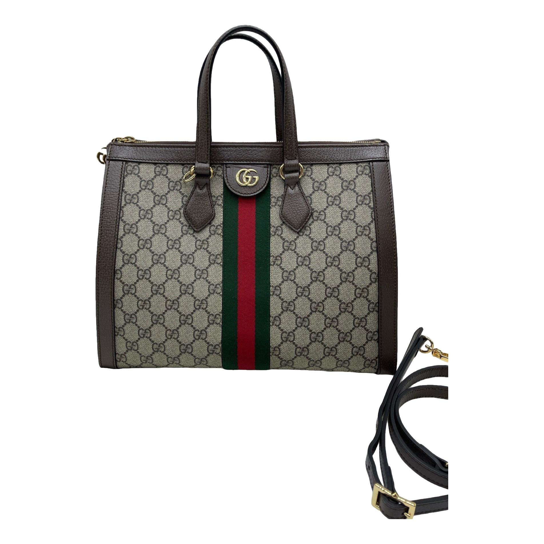 Ophidia Top Handle cloth handbag