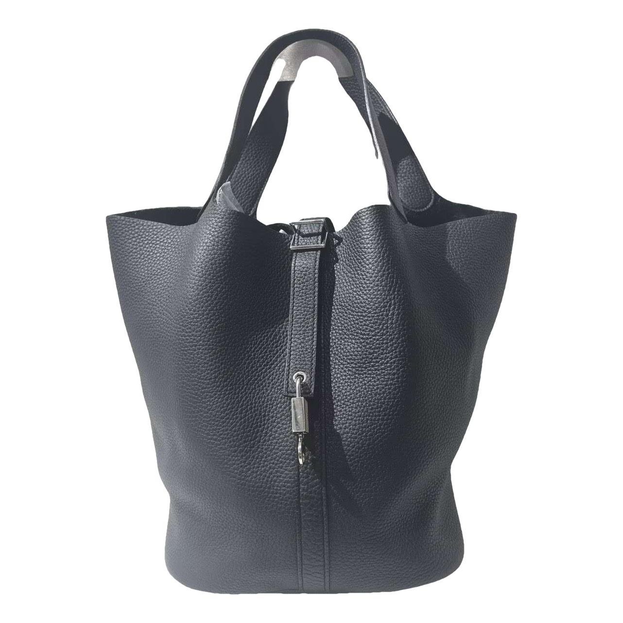 Picotin leather handbag
