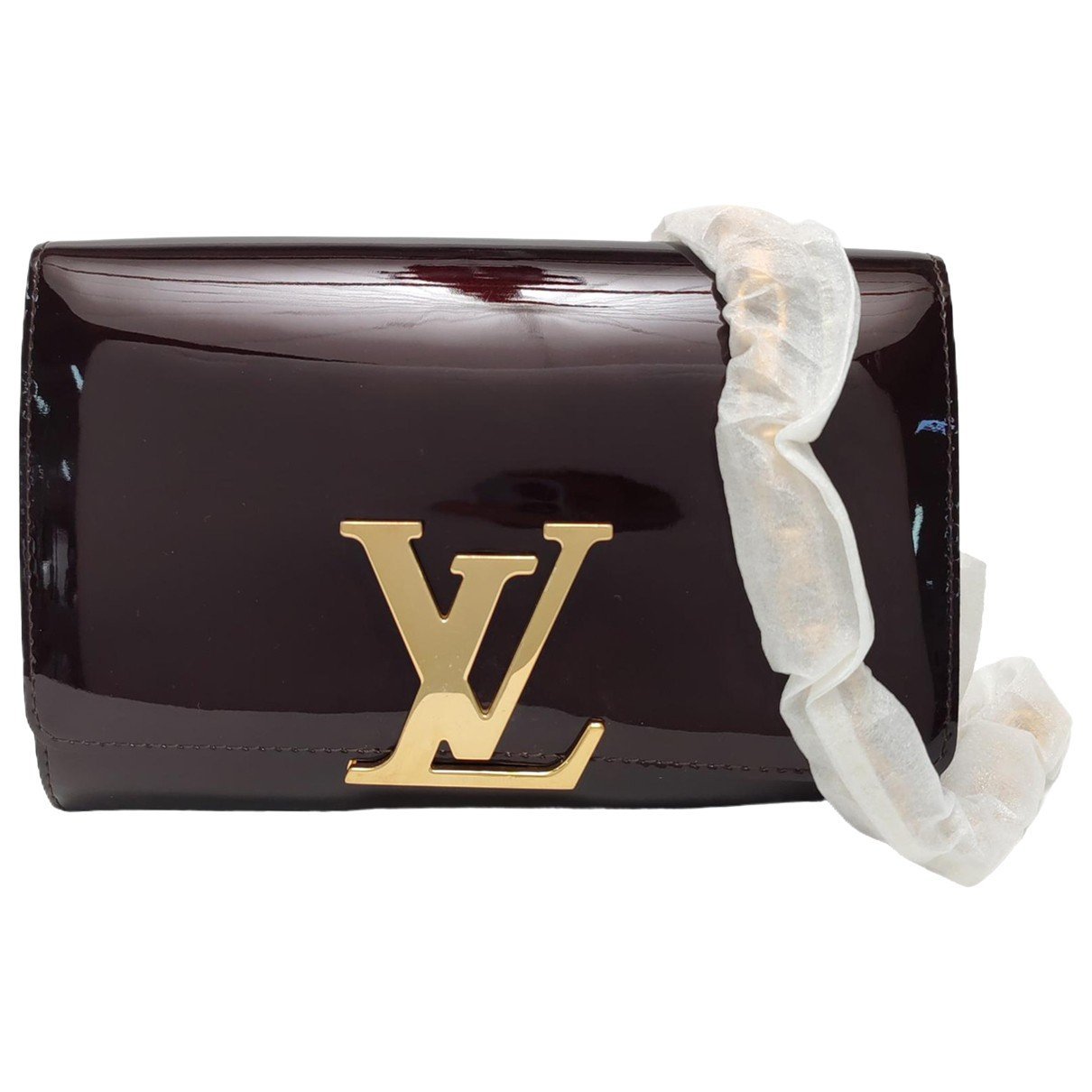 Louise patent leather handbag