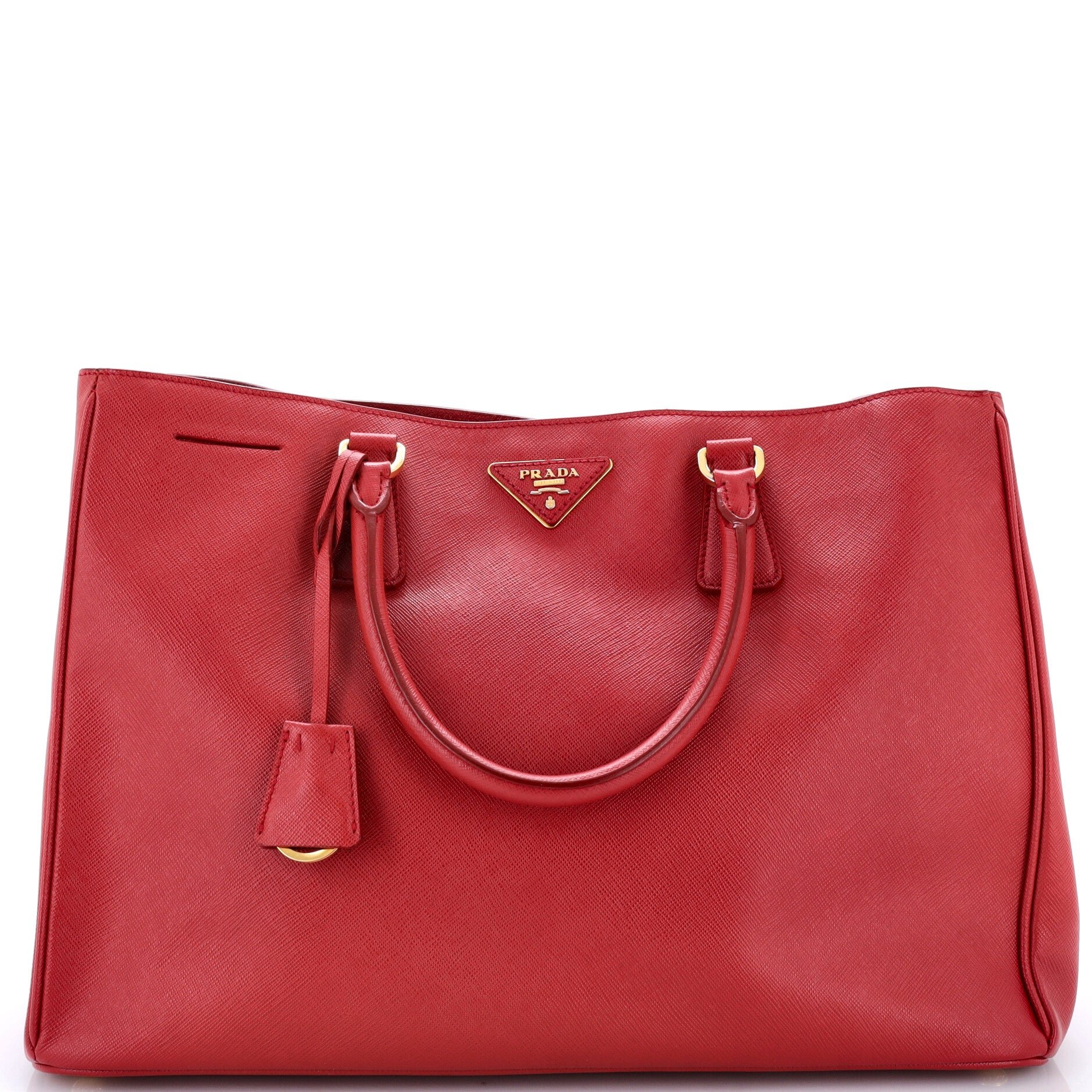 Lux Open Tote Saffiano Leather Large