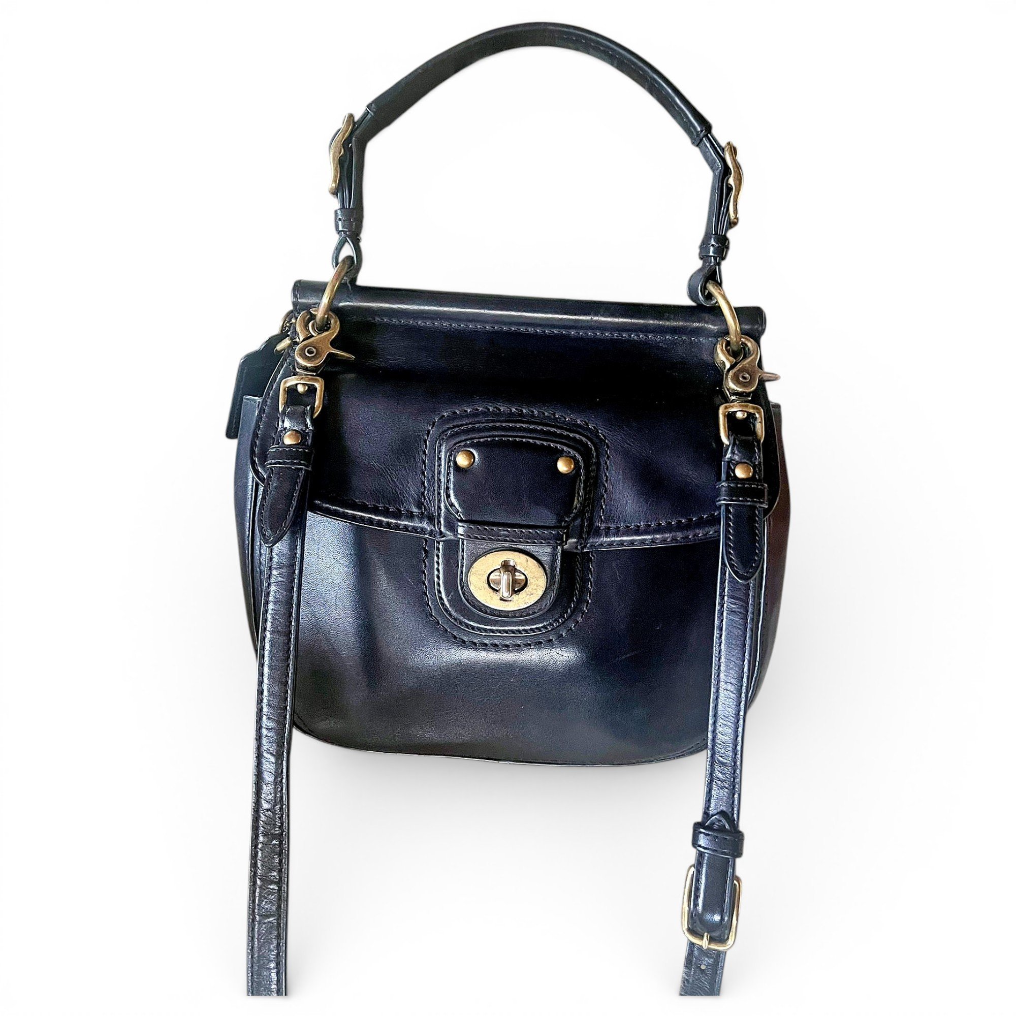 Leather handbag