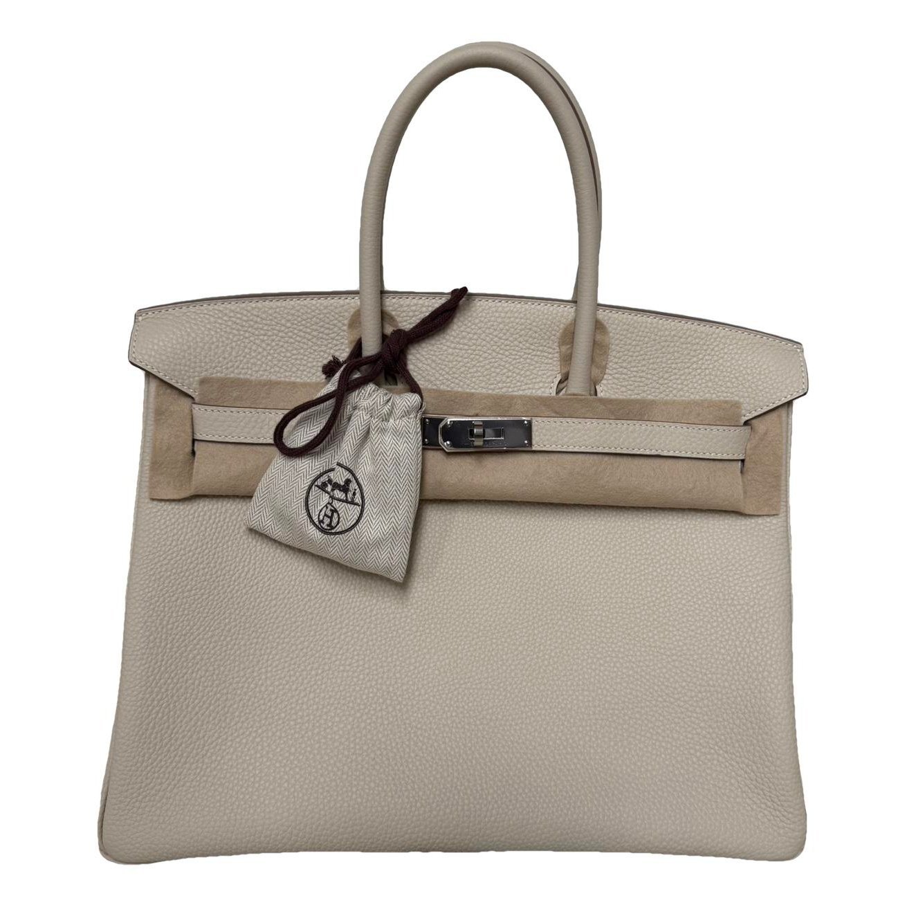 Birkin 35 leather handbag