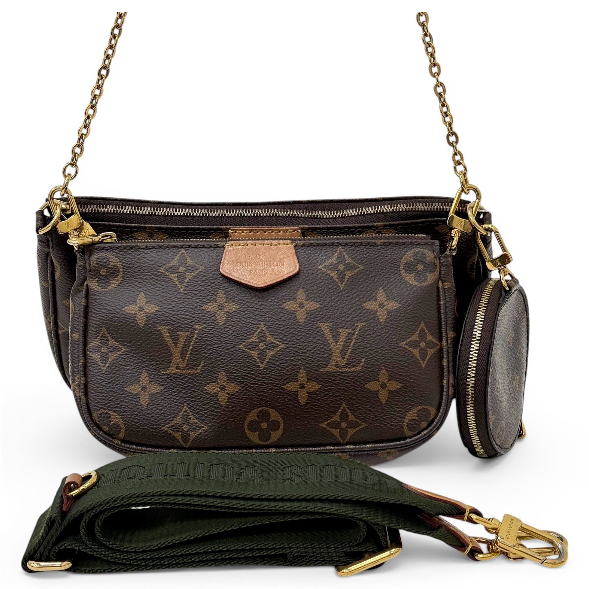Multi Pochette Accessoires leather handbag