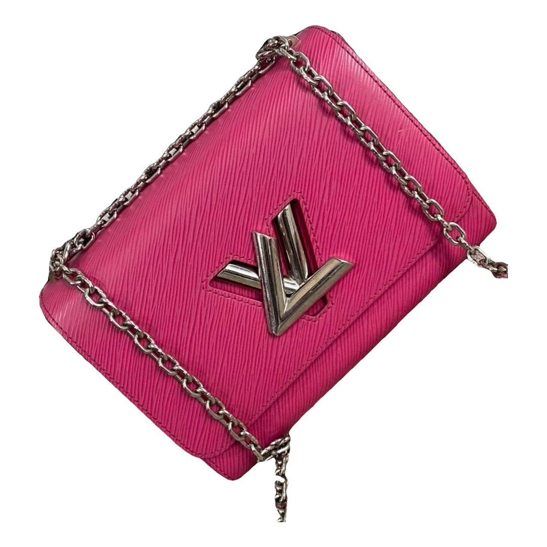 Twist leather handbag