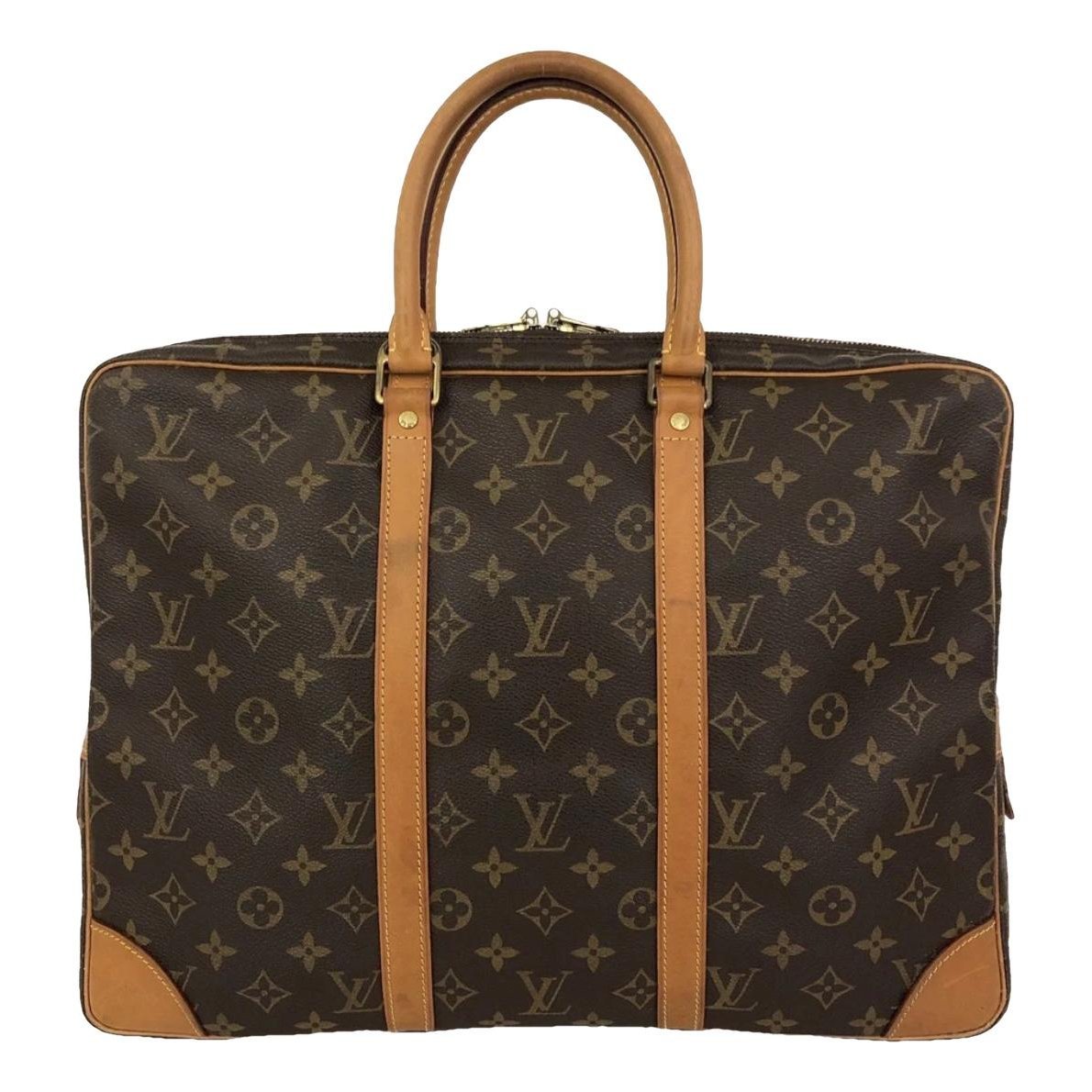 Porte Documents Voyage leather handbag