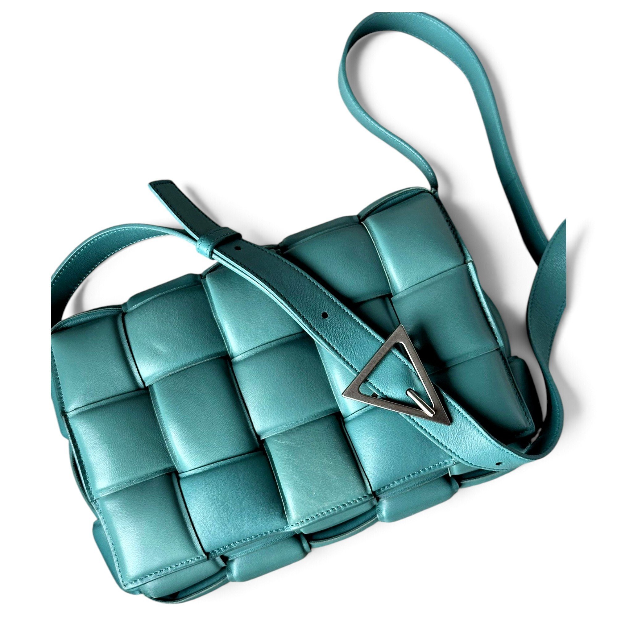 Cassette Padded leather crossbody bag