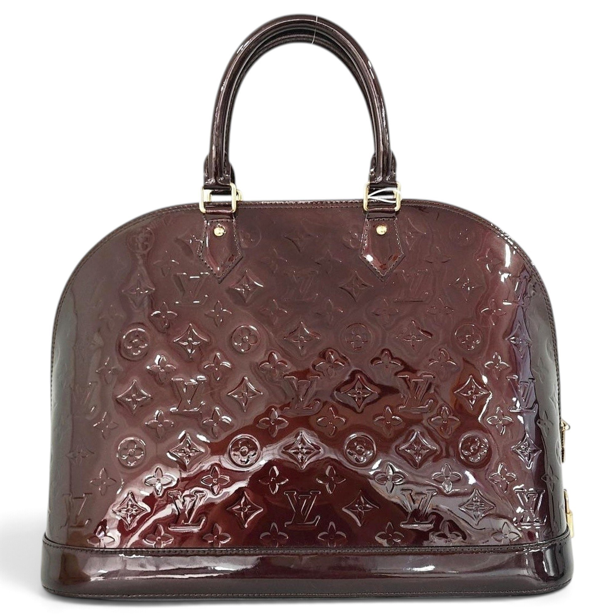 Alma patent leather handbag