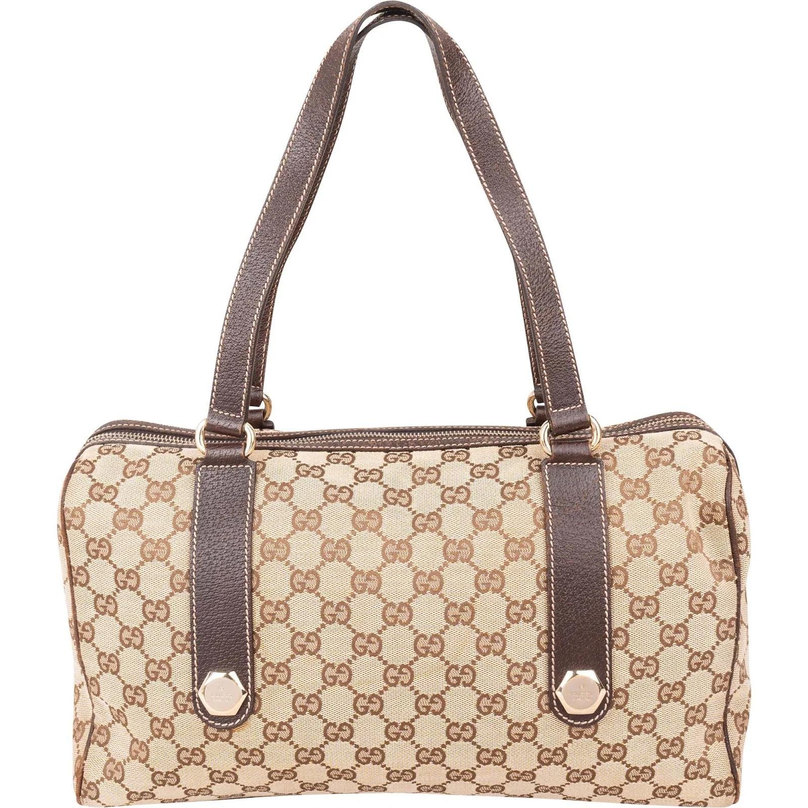 Boston leather handbag