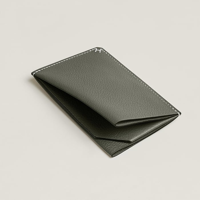 Vert-de-gris H Sellier Card Holder