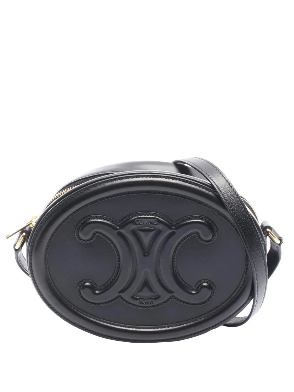 2020-2026 Small Calfskin Cuir Triomphe Oval crossbody bag