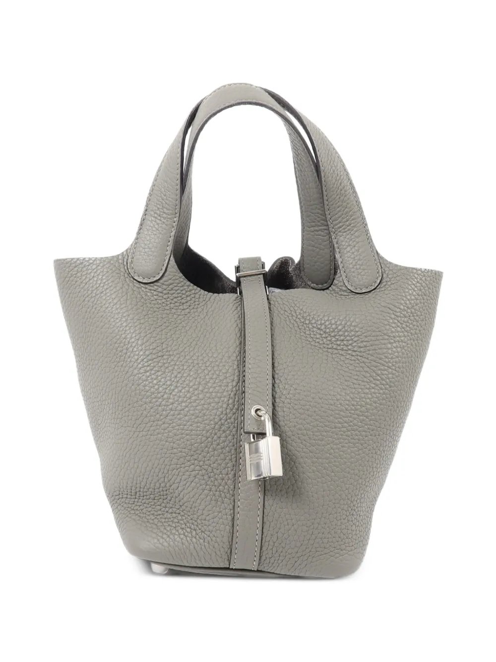 2022 PM Picotin leather tote bag