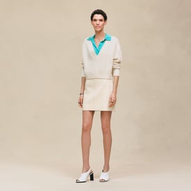 Pull manches longues motif « H Voyage »