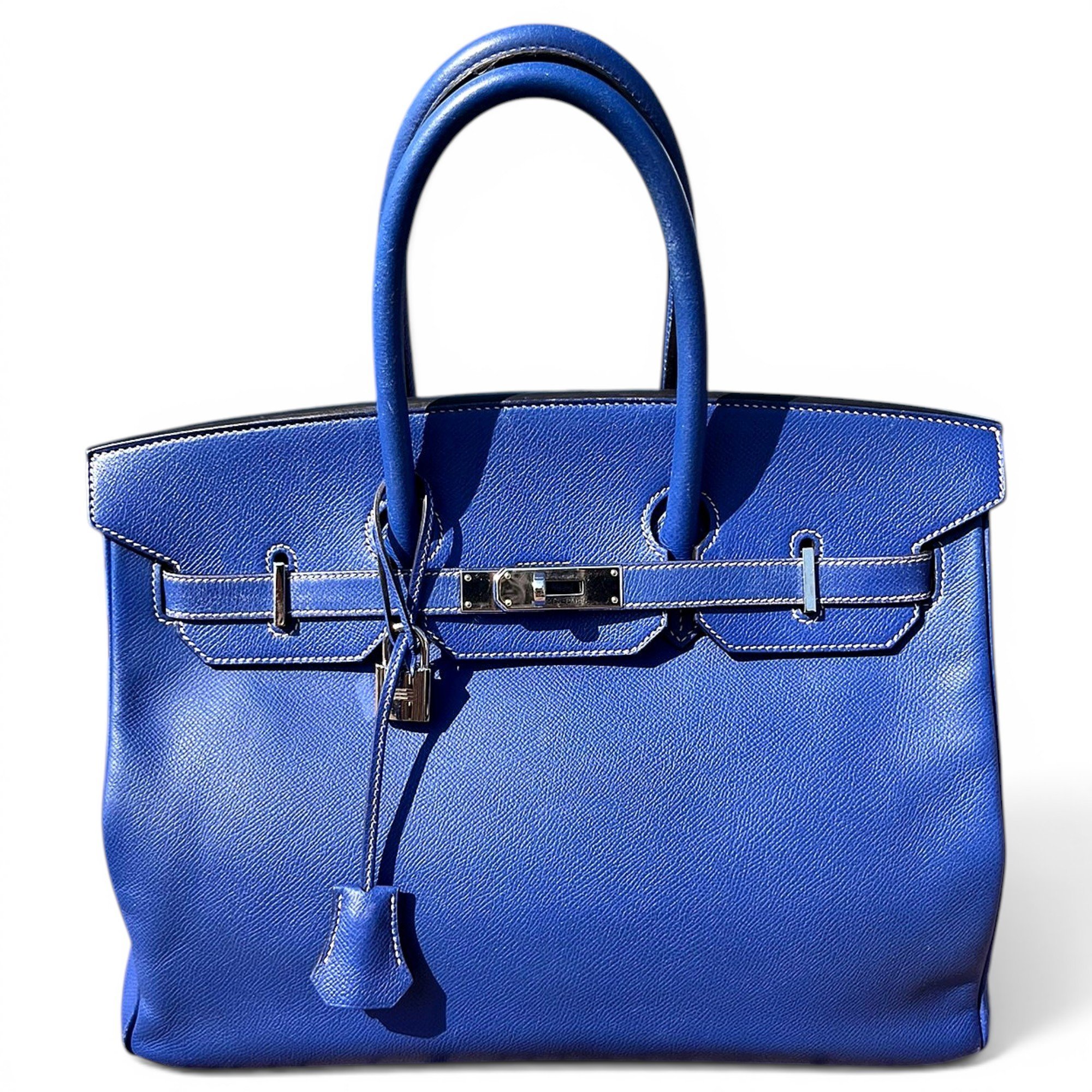 Birkin 35 leather handbag